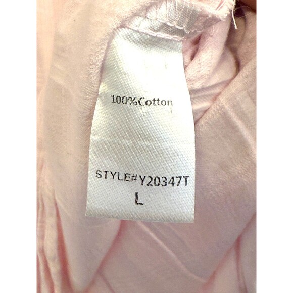 Tuckernuck Pomander Place Pink Carolina Caftan Maxi Size LARGE V-Neck SOLD OUT - Picture 9 of 11